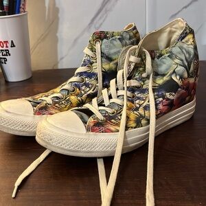 Limited Edition Wedge Converse Shoes